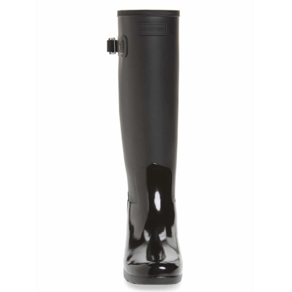 LAST 9! NWT Hunter | Gloss Tall Duo Rain Boot - Picture 6 of 13